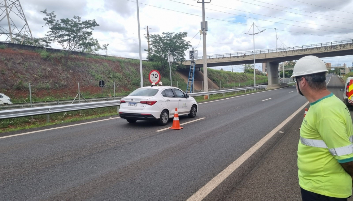 Em Ribeirão Preto, Ipem-SP verifica radar na rodovia SPA 307/330